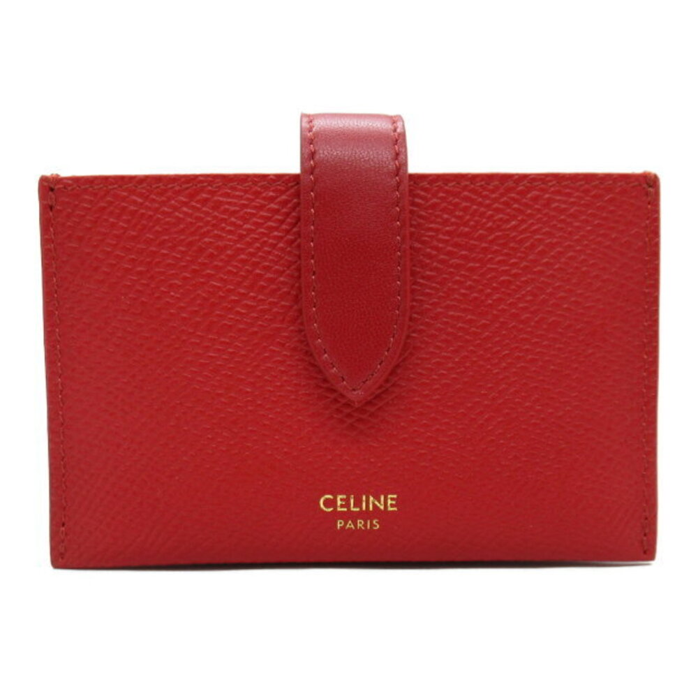 Celine Wallet Accessories Calfskin Leather Red Accessory Holder - Picture 2 of 8